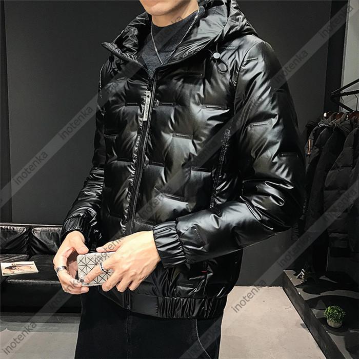 高知インター店 フードなし ハーフ丈 ダウンジャケット コート メンズ ダウンコート 白ダウン 新作 アウトドア 無地 軽量 厚手 冬 秋 カジュアル 防風 撥水 防寒 光沢感 ダウンコート カラー 9235金色 Moonbreaking Com