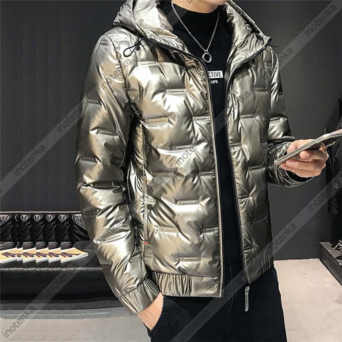 高知インター店 フードなし ハーフ丈 ダウンジャケット コート メンズ ダウンコート 白ダウン 新作 アウトドア 無地 軽量 厚手 冬 秋 カジュアル 防風 撥水 防寒 光沢感 ダウンコート カラー 9235金色 Moonbreaking Com