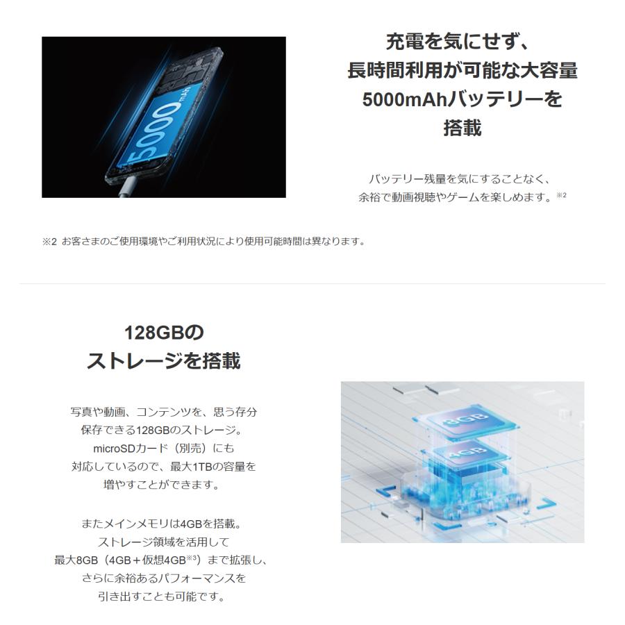 Redmi SIMフリー 12 5G A401XM ミッドナイトブラック [Midnight Black