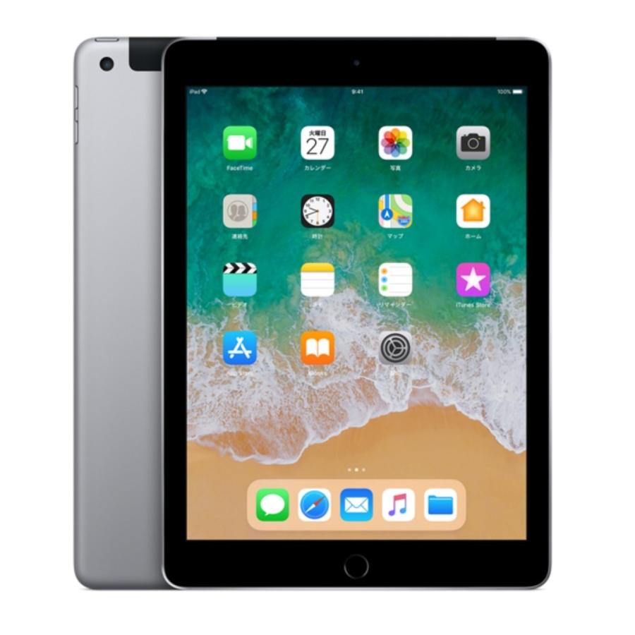 iPad - Apple iPad 6th 128GB [MR722J/A] SIMフリー iPad SIMフリー 6th (2018) Wi-Fi Cellular 128GB 9.7inch