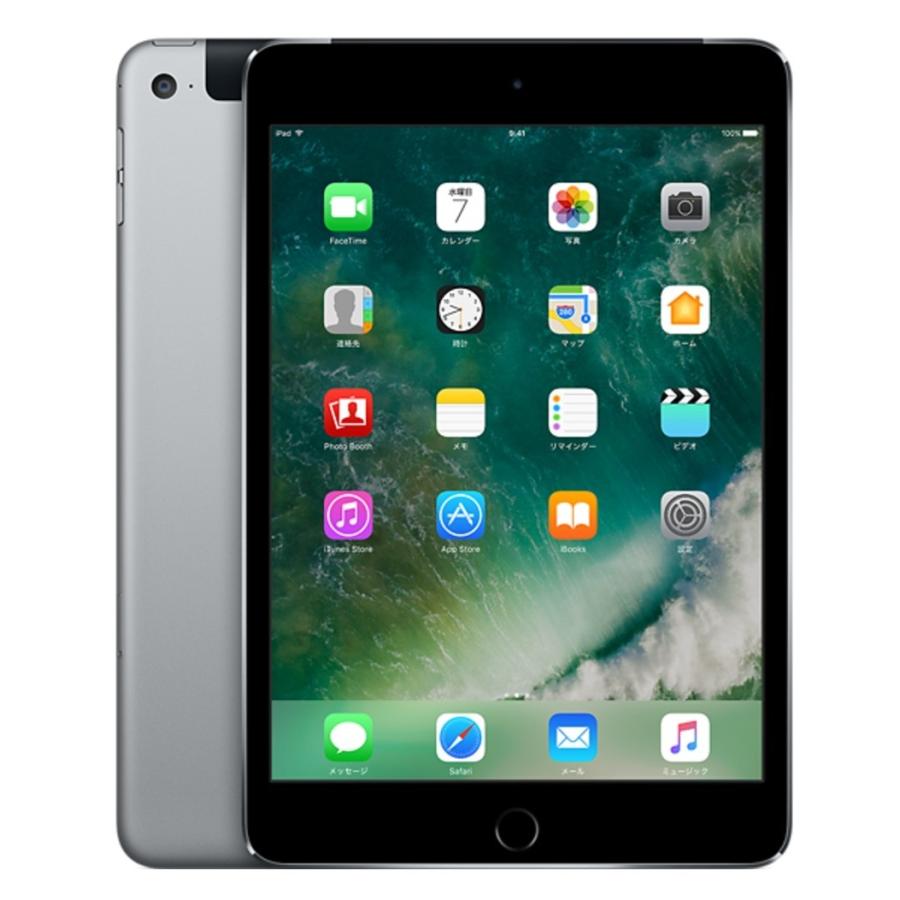 SIMフリー iPad mini4 Wi-Fi Cellular 128GB [Space Gray] 未使用品