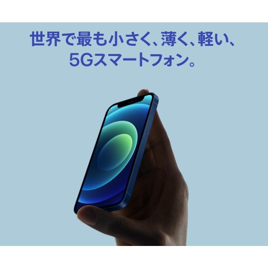 SIMフリー 新品未開封 iPhone12 mini 64GB ブルー [Blue] MGAP3J/A A2398 Apple iPhone本体 スマートフォン｜akimoba｜04