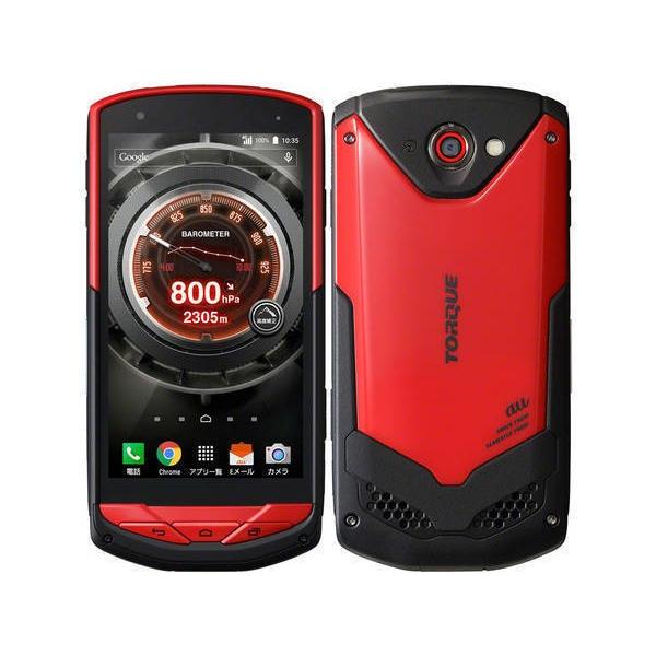 KYOCERA（京セラ） KYV35 TORQUE G02 au 赤 [Red] 新品 未使用品 白