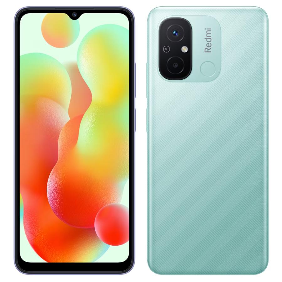 SIMフリー Redmi 12C ミントグリーン [Mint Green] Xiaomi 64GB ROM 
