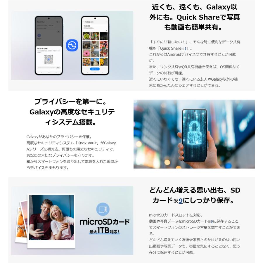 Galaxy A SIMフリー A55 5G SC-53E オーサムネイビー [Awesome Navy