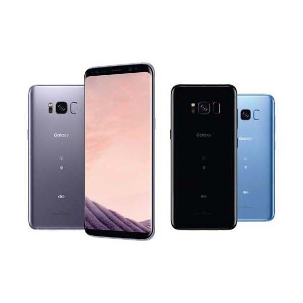SAMSUNG SIMフリー SCV36 Galaxy S8 青 [Coral Blue] au版