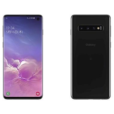 SIMフリー SCV41 Galaxy S10 au版 プリズムブラック [Prism Black] Samsung 未使用品 白ロム