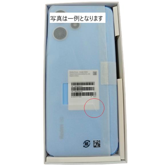 Redmi 【訳あり・フィルム破れ】SIMフリー 12 5G XIG03 スカイブルー