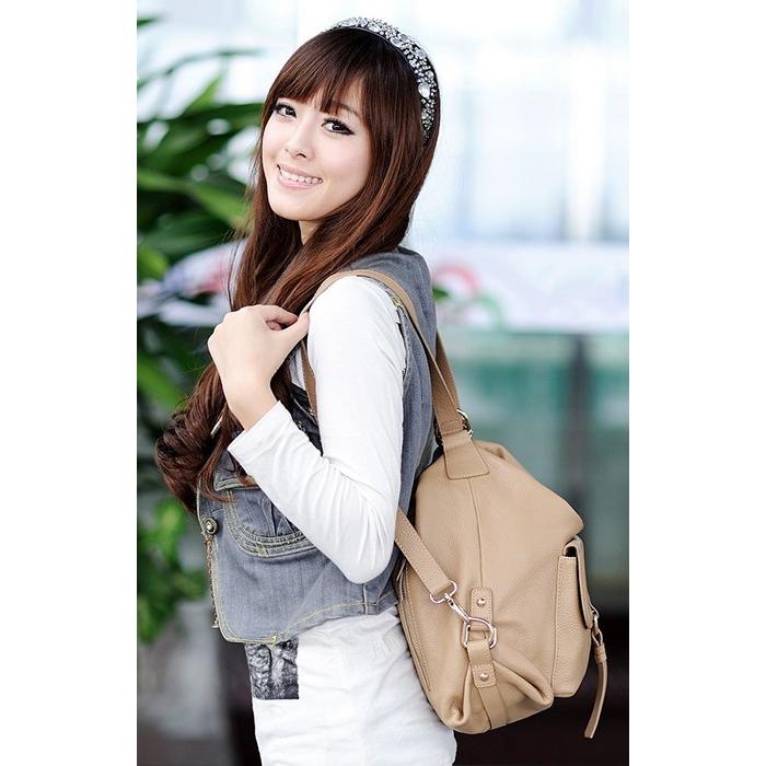 緑林シリーズ 週末値下げ❗️ 頑丈な本革 リュックショルダーバック