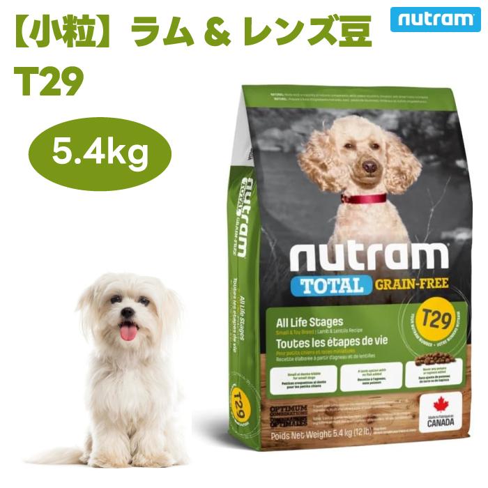 ニュートラム T29 ラム&レンズ豆 小粒 5.4kg 約7mm粒 ドッグフード 犬 