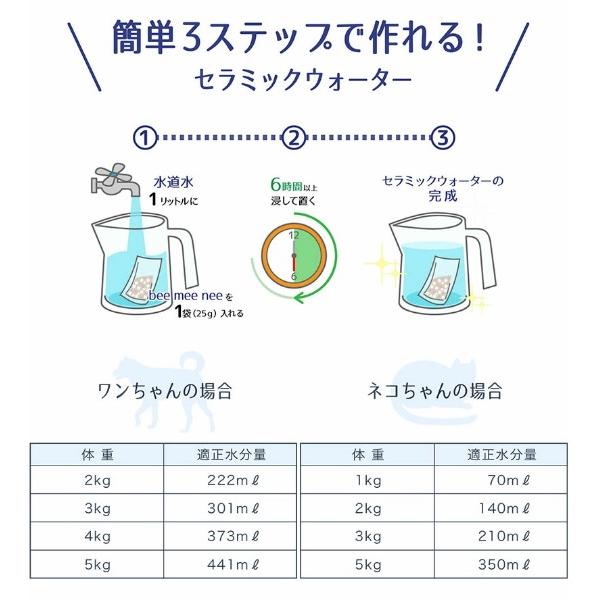 BeeMeeNee ビーミーニー 飲料水改質触媒 ビッグ 犬用 改水セラミック