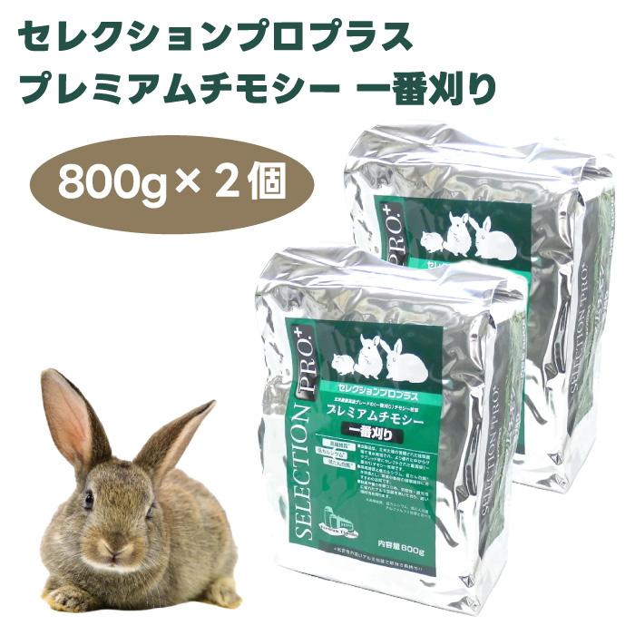 イースター　セレクションプロプラス　プレミアムチモシー　一番刈り 800g x2個うさぎ モルモット ハムスター 餌 北米産最高級 チモシー サラブレッド用 の商品画像