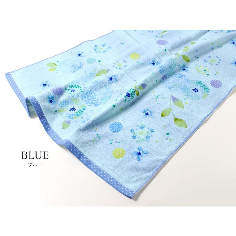 今治産 大判バスタオル 約84×138cm 日本製 花柄プリント 今治産 大判バスタオル 約84×138cm 日本製 花柄プリント