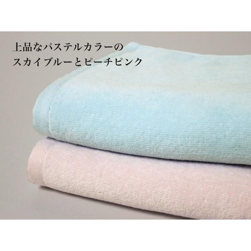 大判バスタオル なめらか シャーリング 約75×140cm ネクストカラー