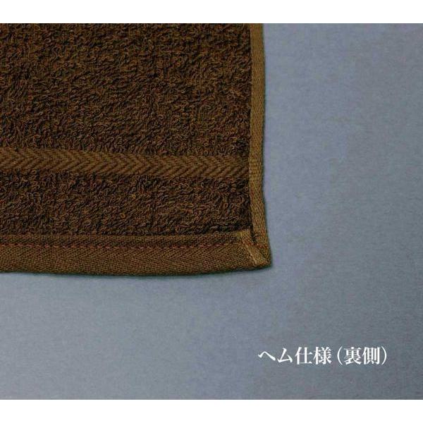 国産 おしぼり ソフト加工 約28×42cm 100匁 日本製 ブラウン 120枚セット_3