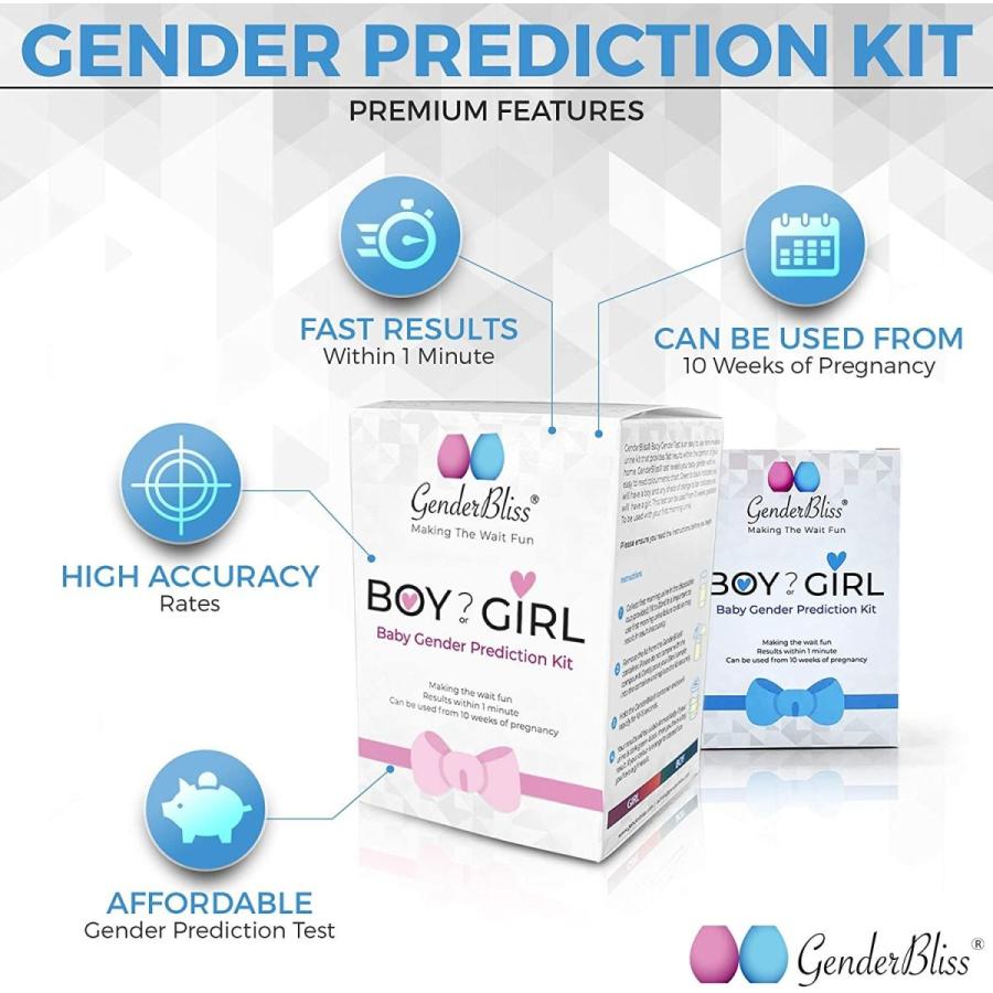 割引購入 Predictors Gender 性別予測 男の子か女の子 Kit Test Prediction Gender 胎児性別判定キット 財布 帽子 ファッション小物 Autohaven Org
