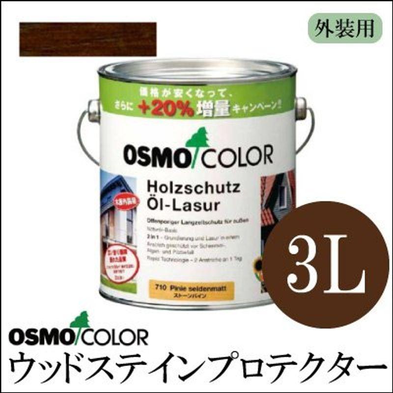 最新作の オスモカラー 日本オスモ ウッドステインプロテクター 半透明着色ツヤ消し 3L ＃708チーク ニス、ステイン