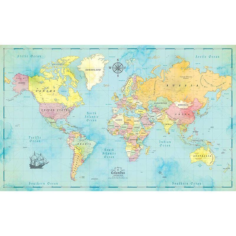 ラゴデザイン 塗り絵 ザ マップ オブコロンバス ヴィンテージブルー カラー地図1枚 ぬりえ1枚 Map Vi 地図その他 Www Bollywoodpapa Com