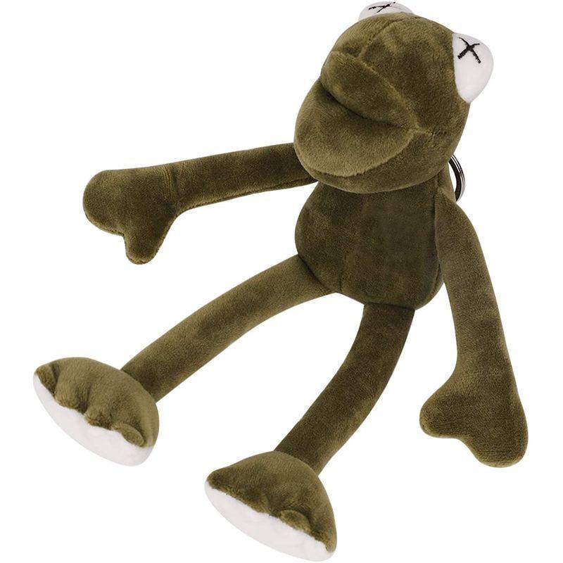 可愛いキーホルダー 蛙キーホルダー ぬいぐるみ かえる キーチャーム レディース バッグチャーム かわいい キーチェーン 車用アクセサリー 魅力の