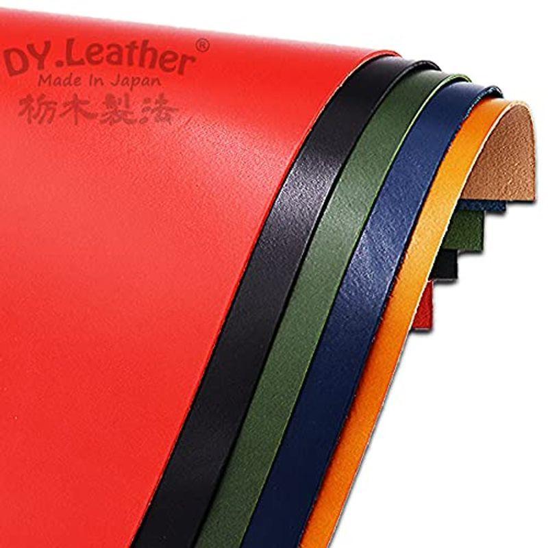 サドルレザーA4×3|グリーン|1.5mm厚|革質6DY.Leather 日本製 栃木製法加工 グレージング仕上げ レザークラフトパーツ ツ その他レザークラフト用品