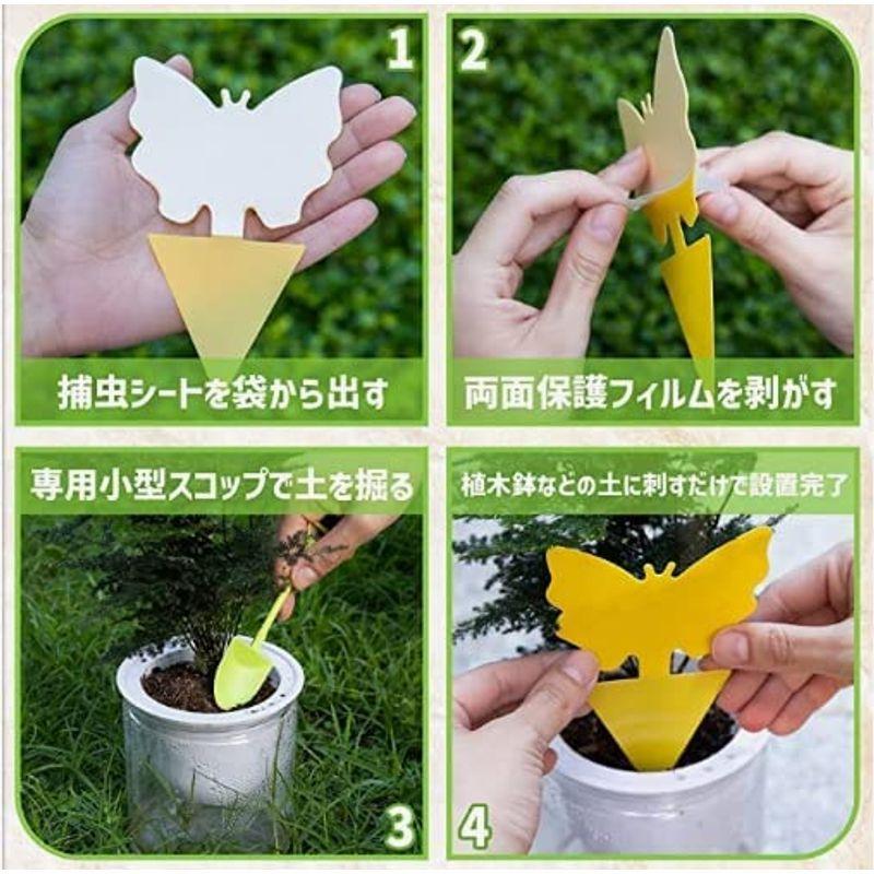智慧生活カラー イエロー合計 36枚 コバエ取り コバエ 害虫駆除 ハエ取り 殺虫器 アブラムシ 駆除 園芸シート ダニ取りシート ハエ取り オープニング 大放出セール