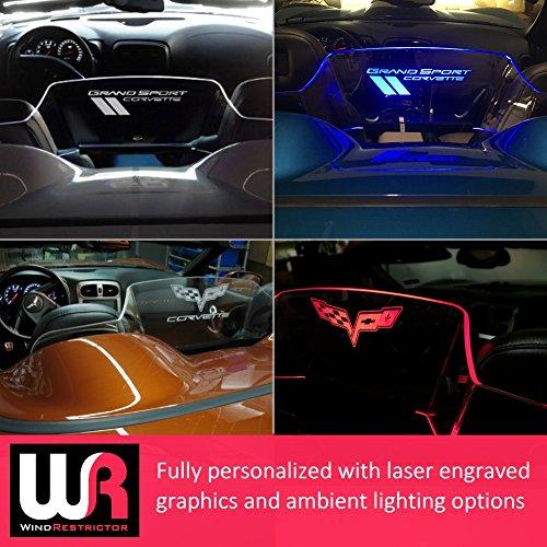 WindRestrictor - コンバーチブル用ウィンドディフレクター 2005-2013年式シボレーコルベットC6対応 - 空気の流れをコントロールし、バックドラフトとノイズ WindRestrictor - コンバーチブル用ウィンドディフレクター 2005-2013年式シボレーコルベットC6対応 - 空気の流れをコントロールし、バックドラフトとノイズ