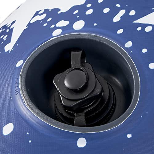 インテックスアメリカンフラッグ2人用フロートリバーラン付1人用チューブ (2本パック) インテックスアメリカンフラッグ2人用フロートリバーラン付1人用チューブ 2本パック Intex River Run Tube 2パック