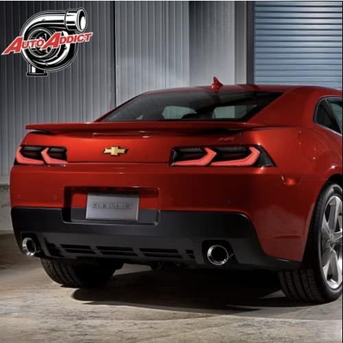 最新 Auto Addict USAカマロテールランプ_3 D LED運転席および助手席用カマロリアライト_Black and Smoke Chevyカマロウムブラテールランプ2014-2015モデルLT% 【RIZ4300254251】(150003円)