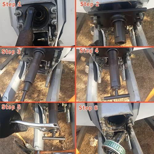 ジンバルベアリングプーラーリムーバー ジンバルベアリングインストーラーとエンジンアライメントツールセット Mercruiser Alpha