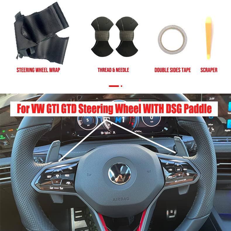 フォルクスワーゲンVWゴルフMK 8 GTI GTD GTE/Tiguan/Touareg RLine 20202022用手縫い