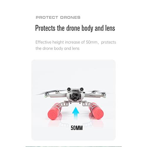 DJI Mini 3 PROランディングギア用、DJI Mini 3 PRO用ウォーターランディングギアフロート拡張キットエクステンダーレッグランディング高衝撃吸収ブラケット DJI Mini PROランディングギア用 PRO用ウォーターランディングギアフロート拡張キットエクステンダーレッグランディング高衝撃吸収ブラケット