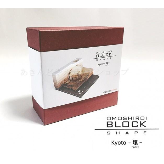 OMOSHIROI BLOCK SHAPE Kyoto 壌 TSUCHI ブロックメモ メモ帳 京都