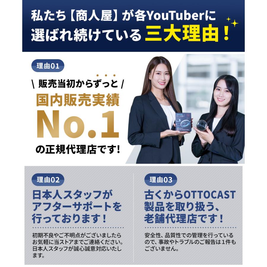 流行 商人屋オットキャスト OTTOCAST PICASOU2 ピカソウ2 carplay ai