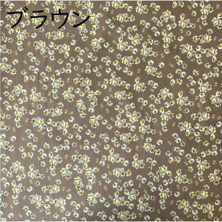 プリント 生地 花柄 マトリカリア フラワー 80ローン【10cm単位】【数量5から】 :600-1:OKB fabric - 通販