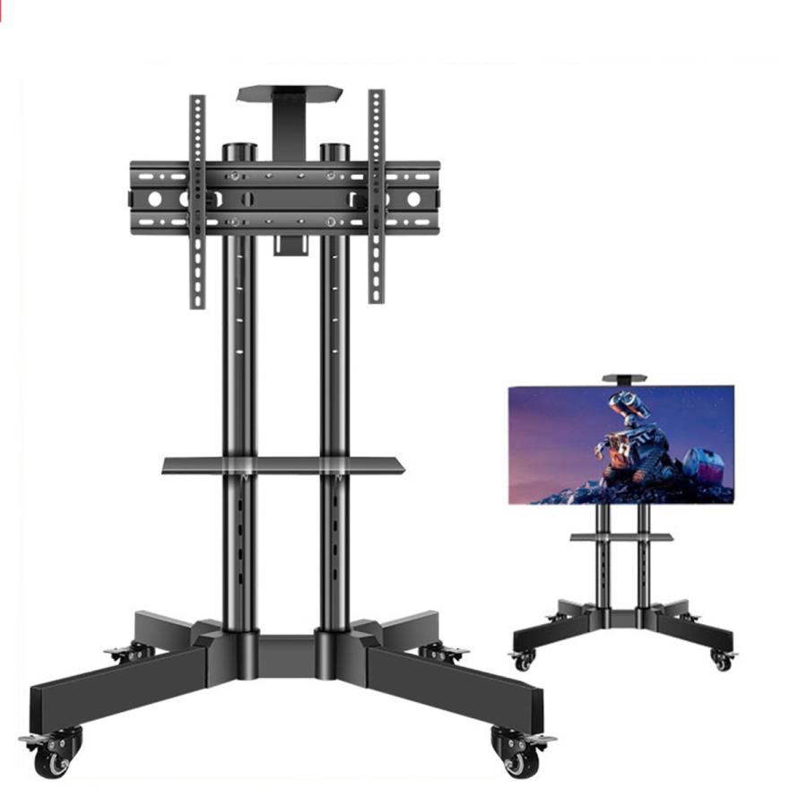 伸縮式テレビスタンド テレビ台 大型テレビ キャスター付き 移動式 高