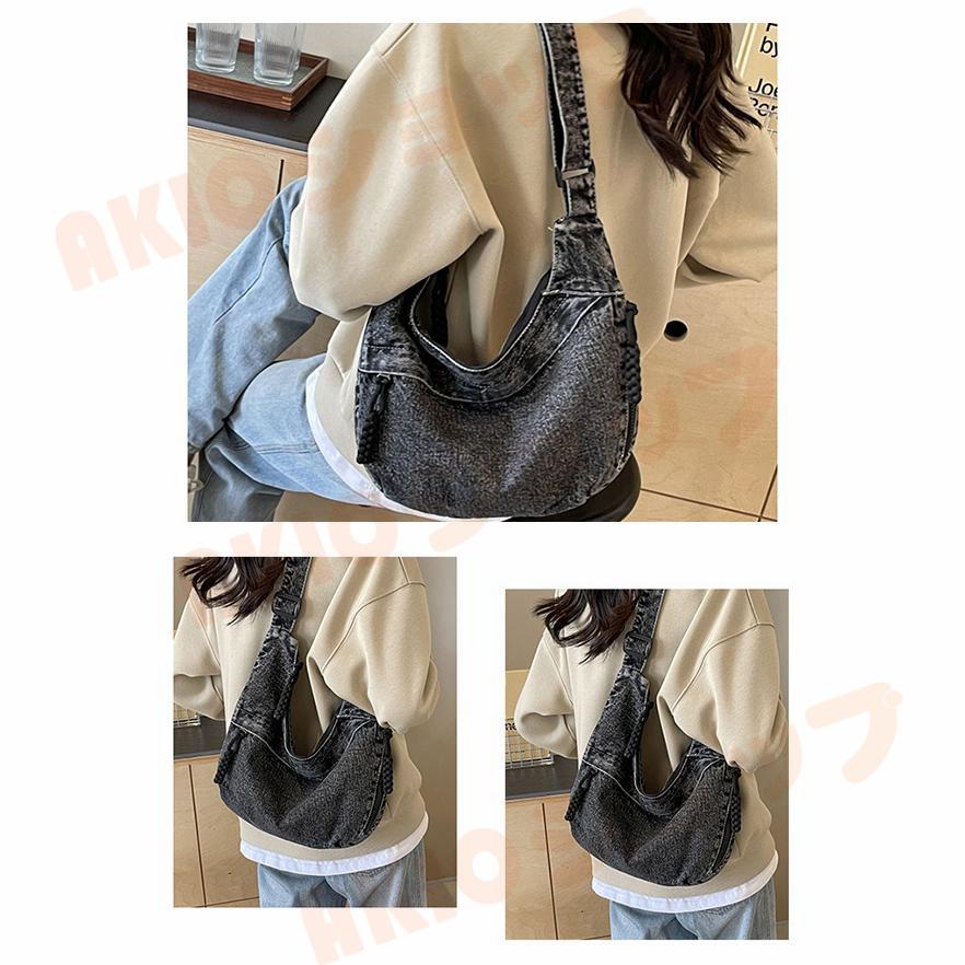 デニムバッグ トートバッグ ショルダーバッグ 2way 斜めがけバッグ 鞄