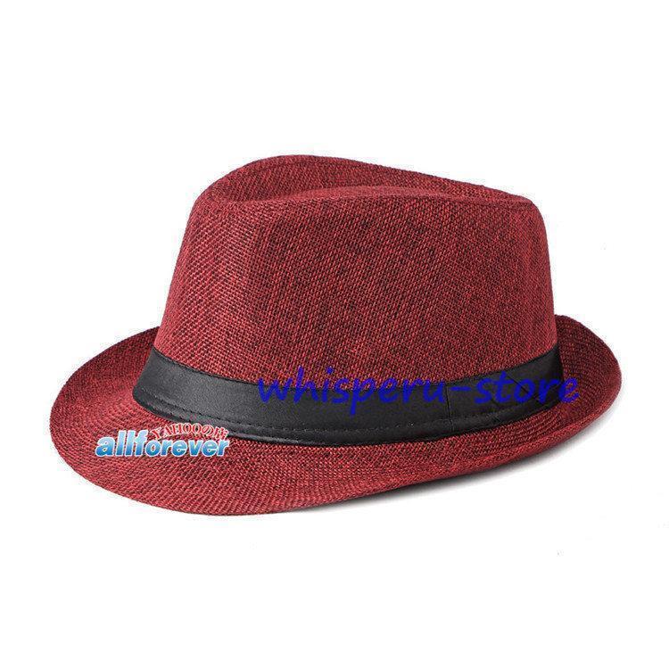 帽子 メンズ ハット 中折れハット 無地 中折れ帽 UVカット 紳士帽子 綿麻風 hat 紳士用 紫外線カット｜akionlineshop｜11
