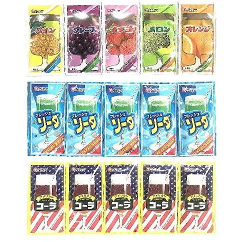 松山製菓 粉末ジュース 3種類 合計30袋お試し詰め合わせセット｜akira-2