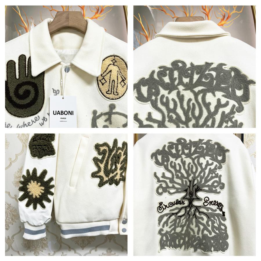 スタジャン EU製 UABONI Paris ユアボニ*パリ発 カシミヤ 防風 スタジャン EU製 UABONI Paris ユアボニ*パリ発 カシミヤ 防風