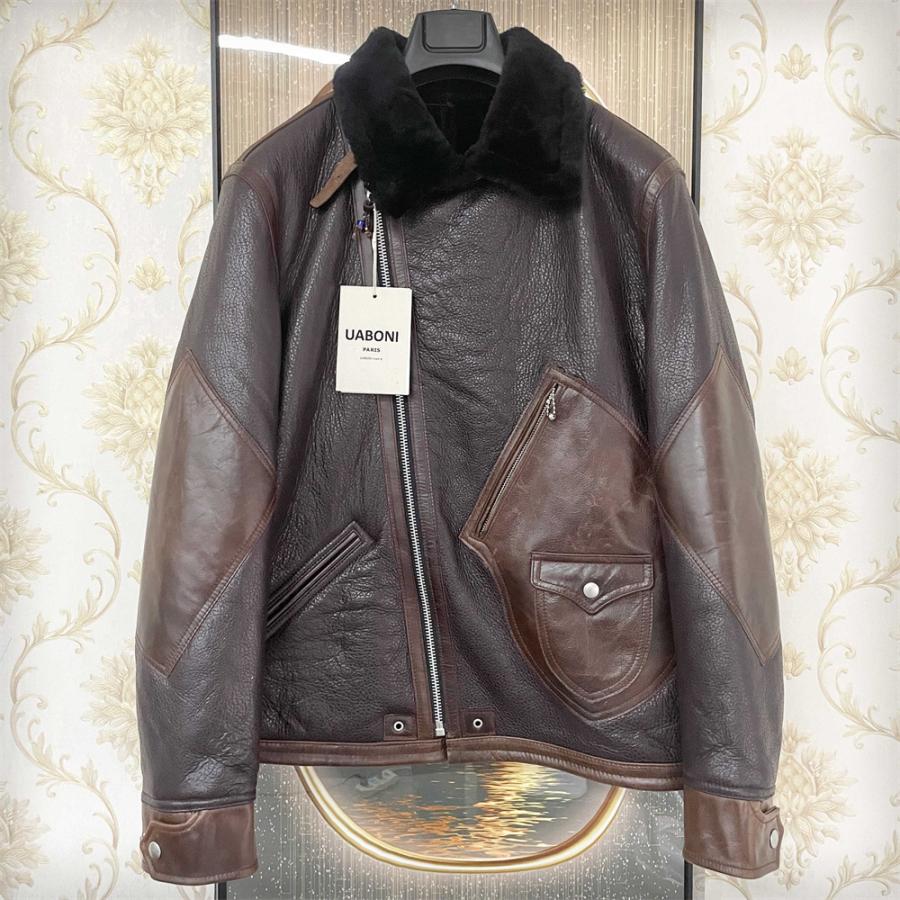 ボマージャケット EU製 UABONI*Paris*ユアボニ*パリ発 最上級羊 ボマージャケット EU製 UABONI*Paris*ユアボニ*パリ発 最上級羊