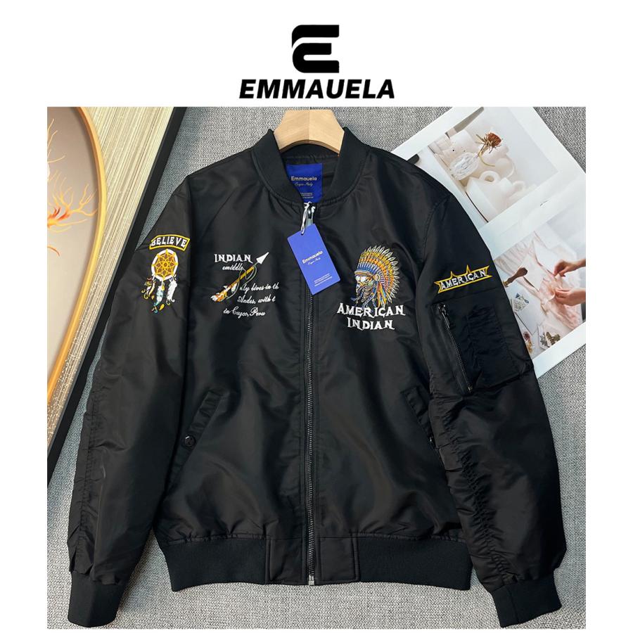 T*E様 JELADO MA-1フライトジャケット ネイビー MA-1 フライトジャケット ネイビー 【新品未使用】【XXL】〜【XL】刺繍