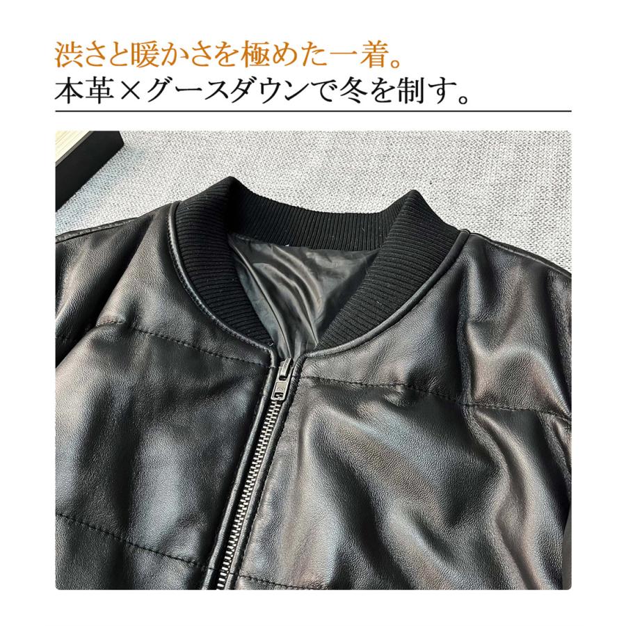 90s 美品 オールドDKNY リアルレザー ダウンジャケット 本革 羊革 20%OFF レザー ダウンジャケット EU製 FRANKLIN MUSK ニューヨーク発