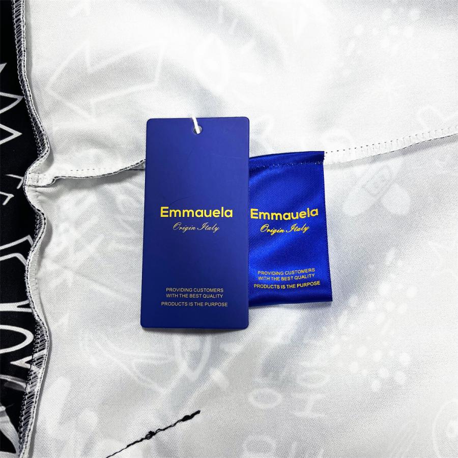 20%OFF 上下セット EU製 Emmauela イタリア ミラノ発 薄手 速乾 個性 
