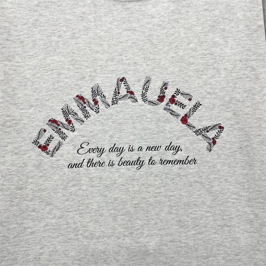 半袖 Tシャツ 定価2万 Emmauela・イタリア・ミラノ発 コットン100％ 速乾 吸汗 薄手 速乾 バラ ロゴ カットソー スウェット 個性 おしゃれ 定番 男女兼用 日常｜akira2024-store｜21