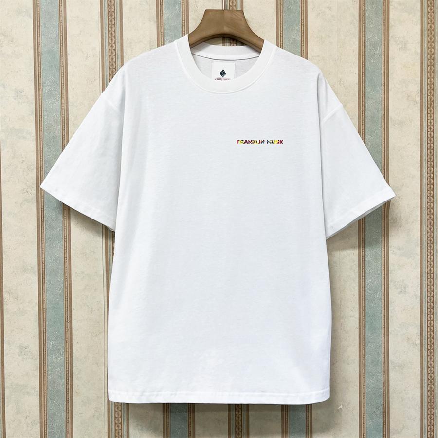 半袖 Tシャツ 定価2万 FRANKLIN MUSK アメリカ ニューヨーク発 吸汗 通気 速乾 ソフト 個性 遊び心 ポップ アメカジ スウェット 日常 春夏 男女兼用 2色選択可｜akira2024-store｜12