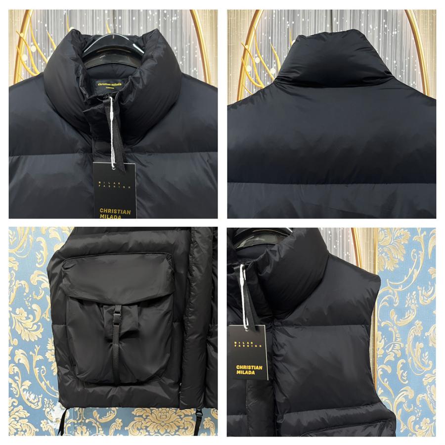 Christian milada イタリア製 ダウンベスト 46 最高 の