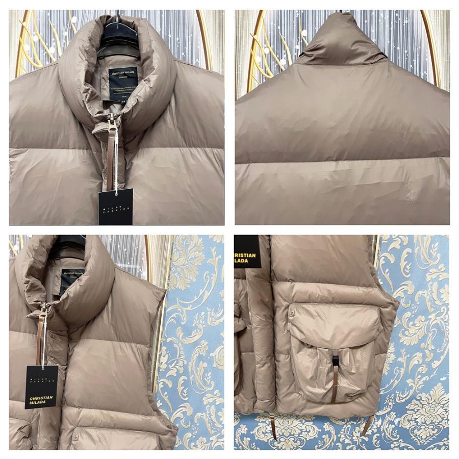Christian milada イタリア製 ダウンベスト 46