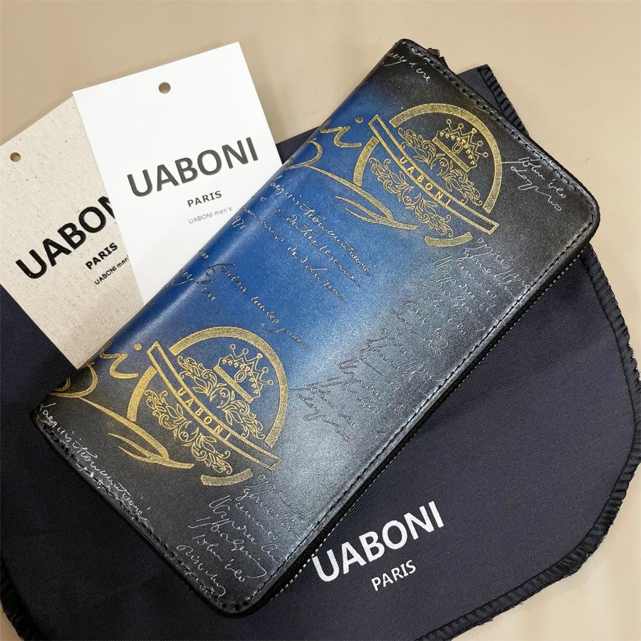 ラウンドファスナー長財布 EU製 特注限定品 UABONI*ユアボニ*幻 ラウンドファスナー長財布 EU製 特注限定品 UABONI*ユアボニ*幻