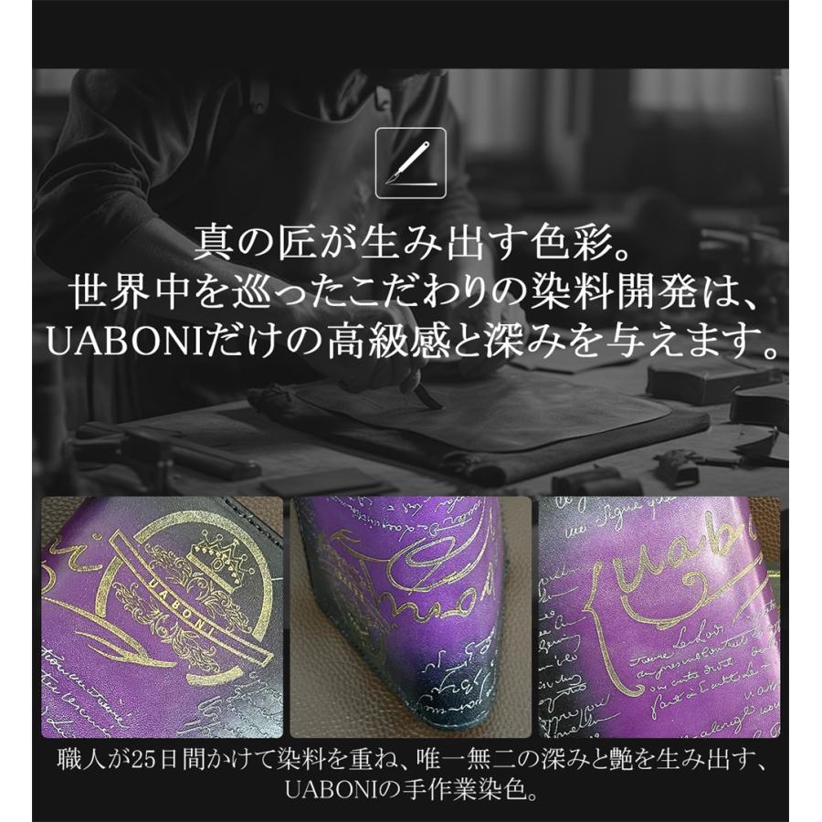 20%SALE ラウンドファスナー長財布 EU製 特注限定品 UABONI