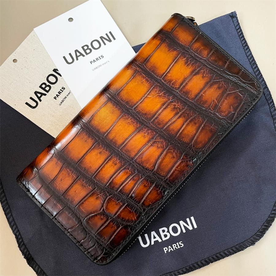 アリゲーター・ラウンドファスナー長財布 EU製 UABONI ユアボニ アリゲーター・ラウンドファスナー長財布 EU製 UABONI ユアボニ